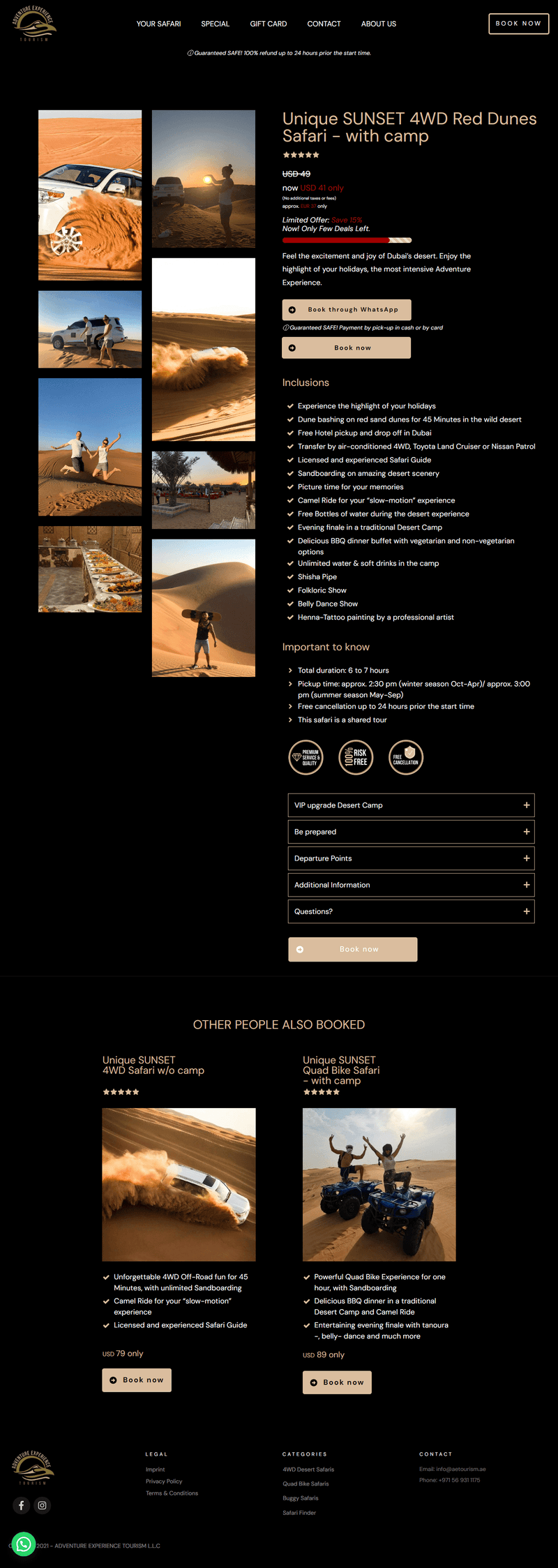 Desert Safari Dubai Dubai Desert Safaris & Tours